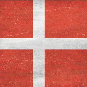 Denmark Flag Distressed Beats Solo 3 Wireless Skin